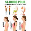 Redresse dos femme ergonomique pour maintenir le dos droit, idéal type pharmacie discrète