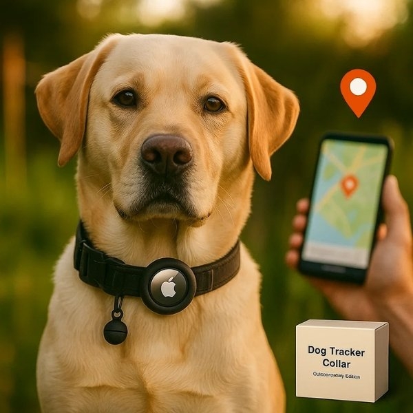 12 Collier GPS pour chien : traceur sécurisé pour chiens avec suivi en direct