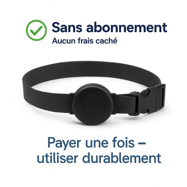 3 Collier GPS pour chien : traceur sécurisé pour chiens avec suivi en direct