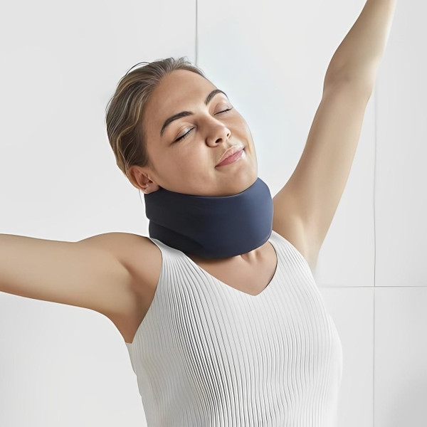 Soutien cervical anti ronflement efficace avec traitement naturel contre gros ronflements et confort ajustable
