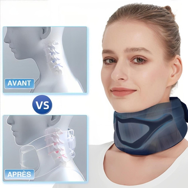 Soutien cervical anti ronflement efficace avec traitement naturel contre gros ronflements et confort ajustable