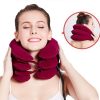 Oreiller orthopédique à mémoire de forme & coussin chauffant – Traction cervicale contre les douleurs au cou