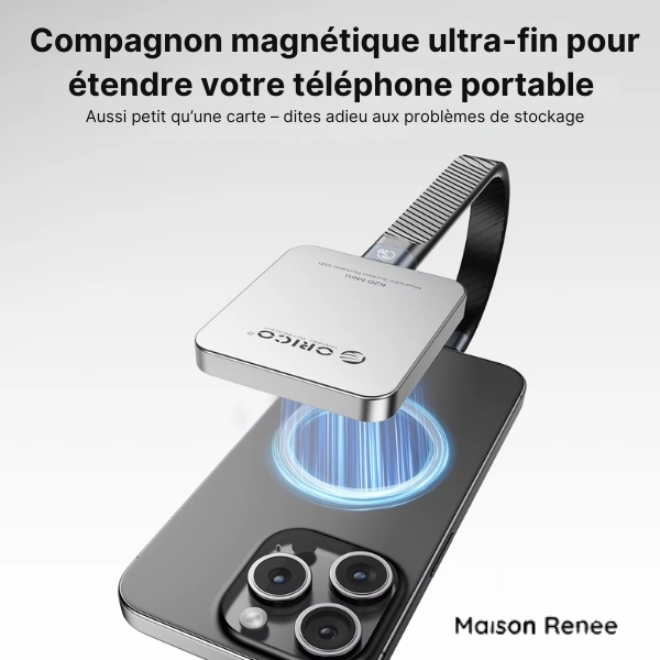SSD externe pour smartphones – Sauvegarde de photos & vidéos avec USB-C