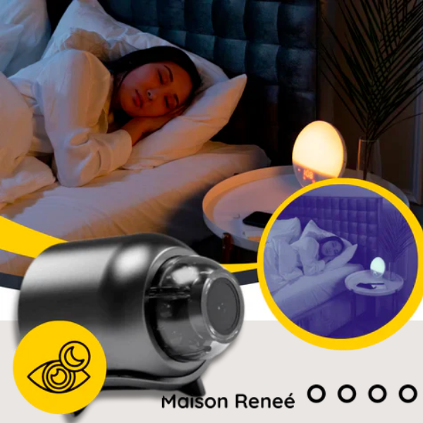28 Mini caméra à vision nocturne – Caméra de sécurité WiFi sans fil pour intérieur