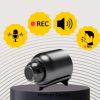 30 Mini caméra WiFi avec audio – Caméra de sécurité intérieure sans fil
