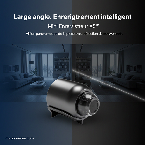 Frame 159 Mini enregistreur – Caméra de surveillance cachée avec audio & vidéo