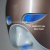 Masque visage électrique LED avec lumière rouge, soin lumineux visage anti-âge efficace
