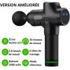 Appareil de massage électrique musculaire type pistolet, récupération rapide et usage aldom