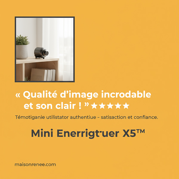 Frame Mini enregistreur – Caméra de surveillance cachée avec audio & vidéo