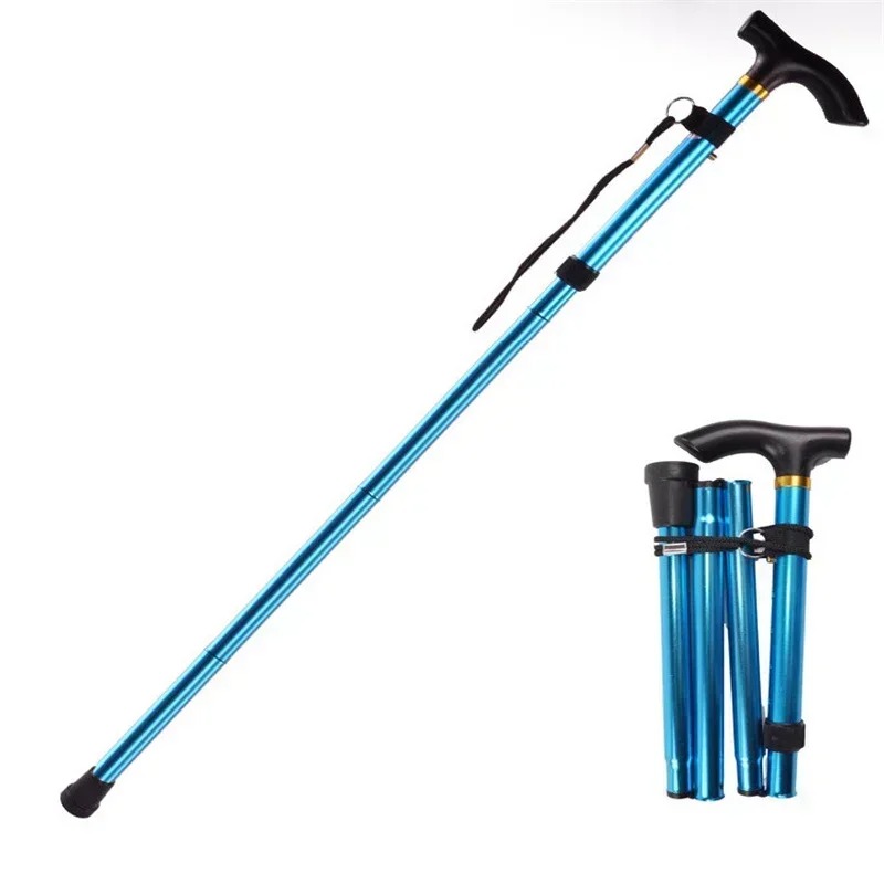 Canne pliable de marche télescopique – cane de marche légère pour la marche quotidienne